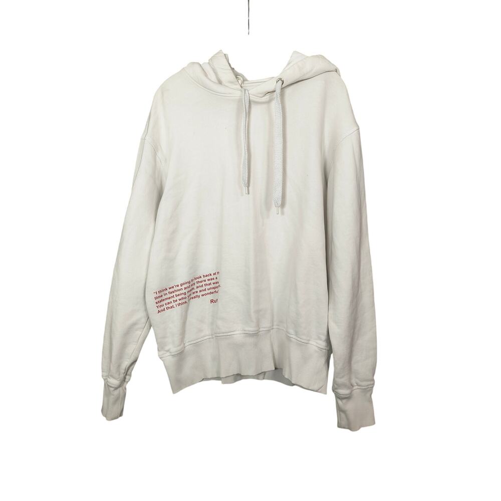 Ruth Carter x H&M White RUTHLESS Hoodie Small